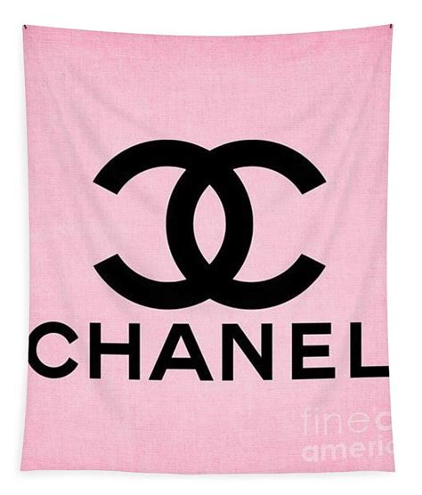 Pink Chanel Tapestries 